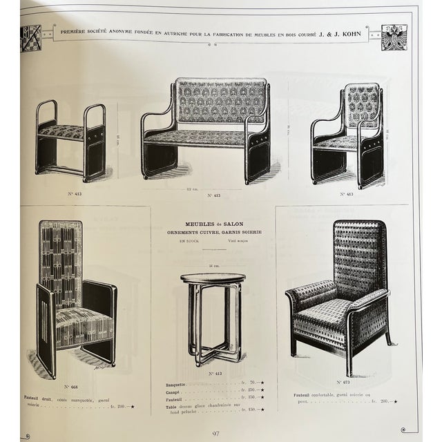 1900 - 1909 Art Nouveau Secessionistic Armchair by Josef Hoffmann for Jacob & Josef Kohn, Vienna, 1901 For Sale - Image 5 of 18