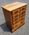 Mid-Century Refinished Chippendale 3-Drawer Solid Cherry Side Chest by Forest For Sale - Image 4 of 12