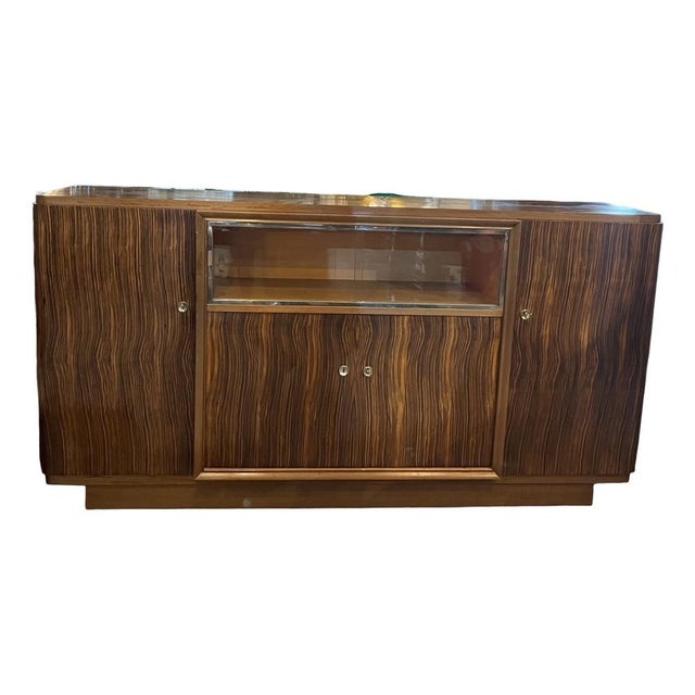 Art Deco Buffet in Macassar Ebony, 1940s For Sale - Image 14 of 14