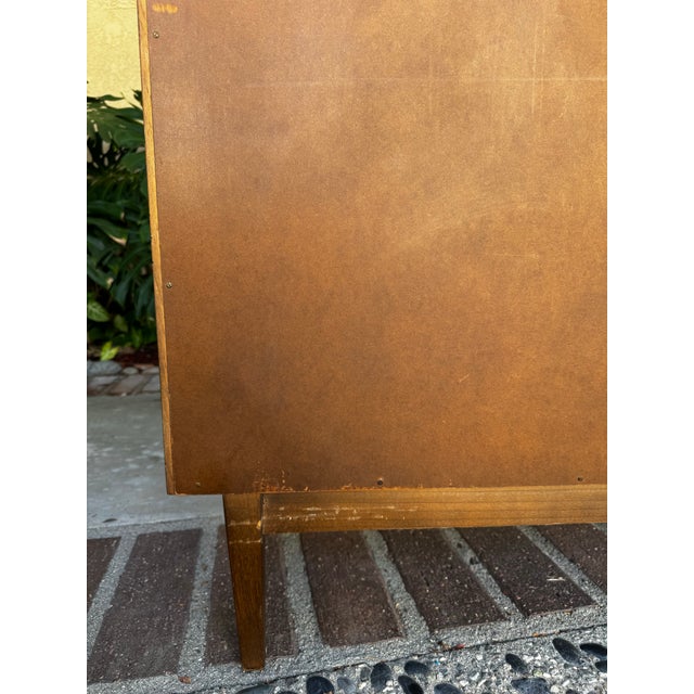 Mid-Century Modern American of Martinsville HighBoy Dresser For Sale - Image 3 of 12
