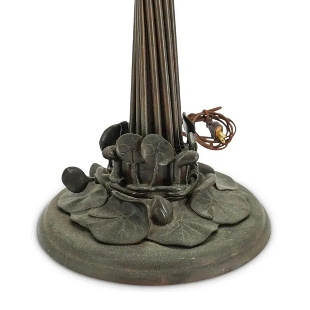 Art Nouveau 20th Century Style of Tiffany Studios Floor Lamp For Sale - Image 3 of 13