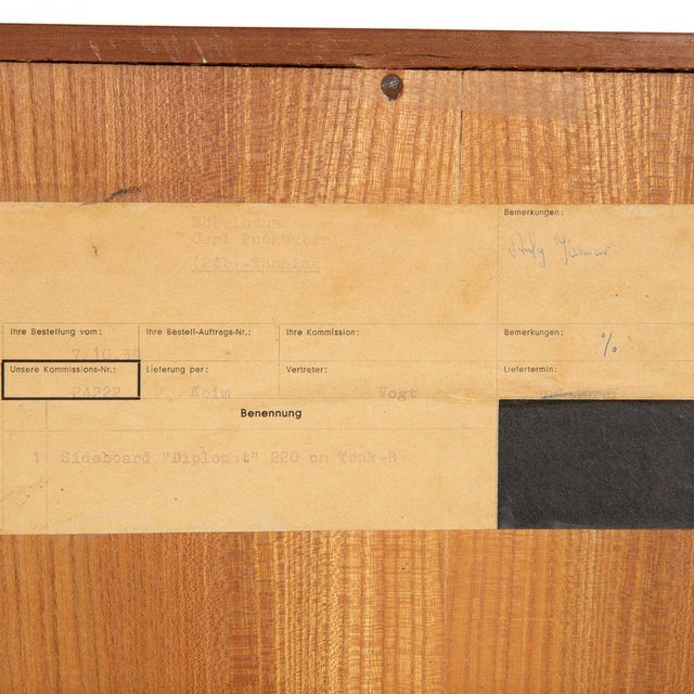 Mid-Century Modern Wooden Sideboard in Teak from VKW Furniture For Sale - Image 10 of 18