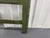Cabin Pair 1960s Ficks Reed Attributed Twin Headboards Original Green Speckle Painted Rattan For Sale - Image 3 of 12