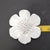 3d Ceramic Porcelain Flower Wall Decor Set - 5 Piece Mixed Floral Wall Hangings Peony Rose Daisy White For Sale - Image 9 of 12