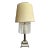 1950s Hollywood Regency Crystal Brass and Marble Statement Lamp For Sale