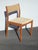 1990s Set of Four Mid Century Modern D-Scan Style Dining Room Chairs For Sale - Image 5 of 17