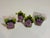 Dresden Porcelain Vintage German Porcelain Flower Place Card Holders - Set of 9 For Sale - Image 4 of 11