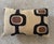 Beautiful and timeless Art deco throw pillow. Purchased at an estate sale. No brand or artist marked. Styled on a bed in...