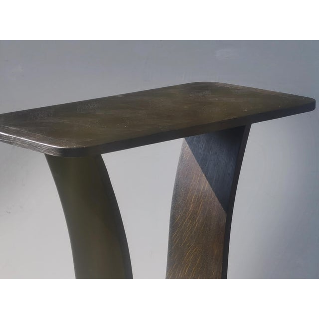 Art Deco Modernist Console Table in the style of Charles Dudouyt, France, 1930s For Sale - Image 3 of 14