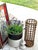 Vintage, Cylindrical, Woven, Bamboo, Rattan and Wicker, Umbrella Stand, in the Style of Audoux and Minet, 1950’s For Sale - Image 4 of 8