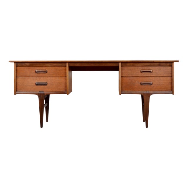 Teak Desk attributed to John Herbert for A. Younger Ltd., 1960s For Sale