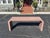 1980s Post Modern Mauve Laminated Waterfall Sofa Table For Sale - Image 5 of 18