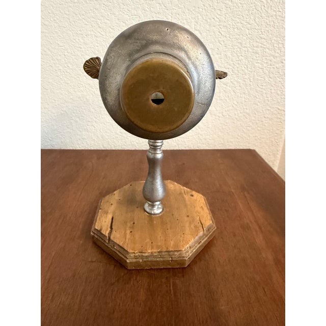 Table Top Brass and Pewter Kaleidoscope For Sale - Image 4 of 6
