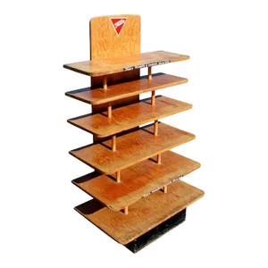 Vintage Tom's Peanuts Wooden Display Stand