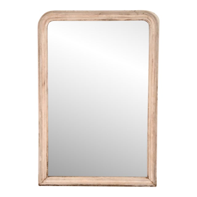 Antique French Stripped Louis Philippe Mirror For Sale