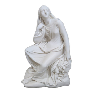 19th Century Minton Parian Sculpture "Tragedy" by John Bell