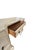 White Distressed French Country Gustavian Style Vanity & Matching Scroll Mirror For Sale - Image 4 of 11