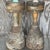 Coffee Vintage Rustic Sculptural Turned Wood Table Lamps, Pair For Sale - Image 8 of 14