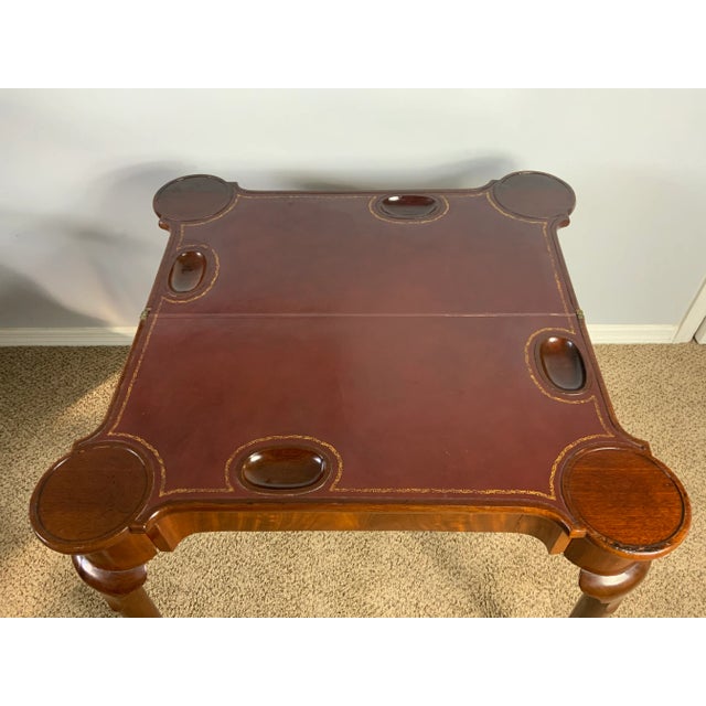 Early 18th Century George 11 Concertina Card Table For Sale - Image 5 of 17