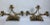 Metal German Mid-Century Modern Handmade Brass Scroll Candelabras - a Pair For Sale - Image 7 of 13