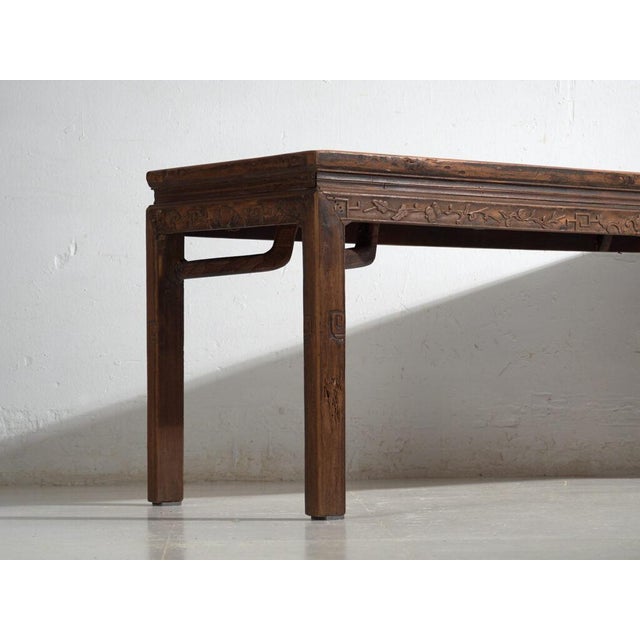 Antique Bench Table in Pine, 1900s For Sale - Image 11 of 12
