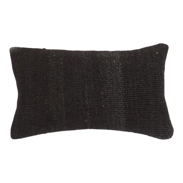Black Kilim Pillow Cover For Sale