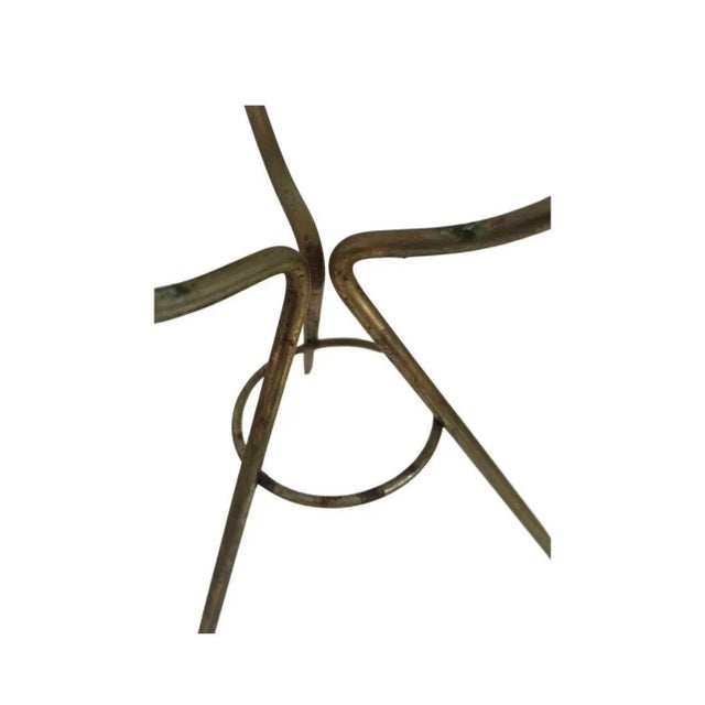 Brass Vintage Mid Century Modern Solid Brass Planter For Sale - Image 8 of 9