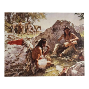 Howard Terpning "Hard Trails Wore Out More Than Ponies" Limited Edition Giclée on Canvas Masterwork Edition