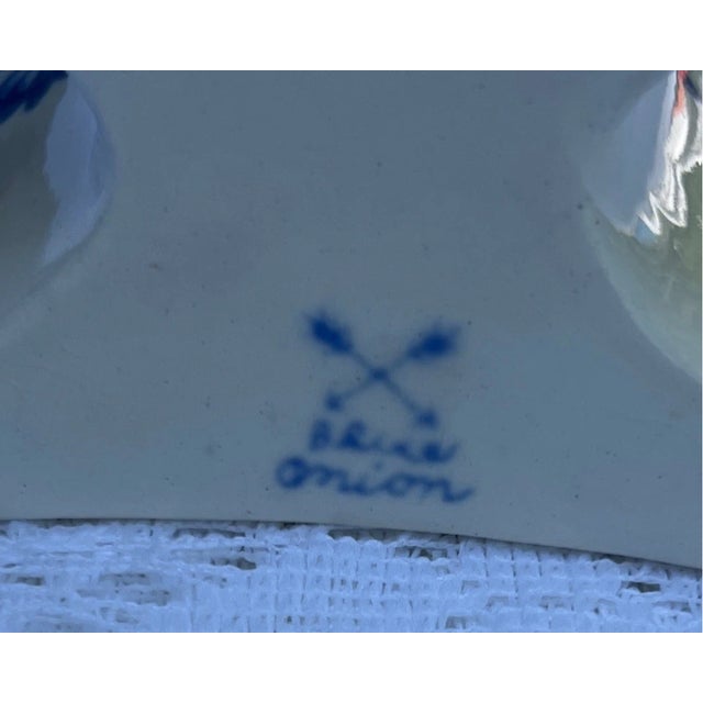 Add timeless European charm to your collection with this **Vintage Delftware Style Blue and White Ceramic Tulipiere...