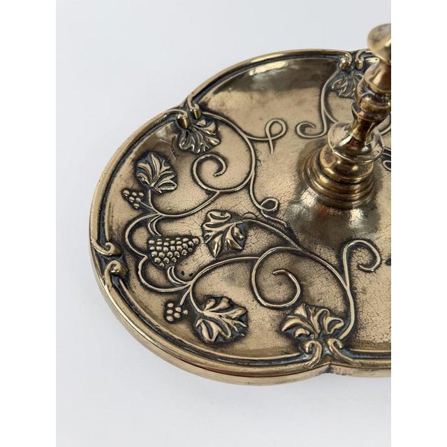 Silver Art Nouveau Style Brass Umbrella and Walking Stick Stand with Intertwined Snakes, 1970s For Sale - Image 8 of 18