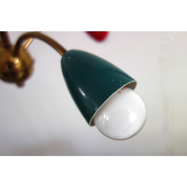 Metal Vintage Sputnik Four-Arm Chandelier, 1960s For Sale - Image 7 of 14