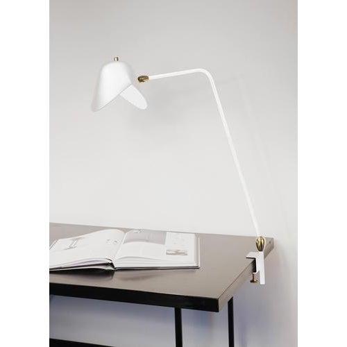 Table lamp model 'two swivels agrafée table lamp' designed by serge mouille in 1957. Manufactured by collection serge...