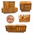Fine MCM Sculpted Walnut With Burl Queen Size Headboard Bed by Young For Sale In Philadelphia - Image 6 of 6