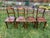 Rustic Antique Luterma Estonian Dining Chairs With Patterned Seats, Set of 4 For Sale - Image 3 of 18