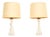 Vintage Swedish Glass Table Lamps by Carl Fagerlund for Orrefors, 1960, Set of 2 For Sale