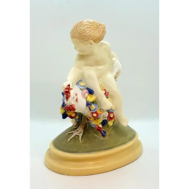 Excellent viennese art nouveau item modelled by ferdinand doblinger (1872-1935), circa 1910. Manufactured by 'wiener...