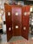 Vintage Art Deco Style Mahogany Etched Glass Three Panel Room Divider Screen For Sale - Image 13 of 13