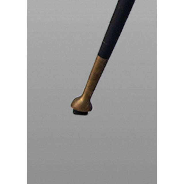 Italian Armchairs in Wool with Metal Legs, 1950s, Set of 2 For Sale - Image 4 of 6