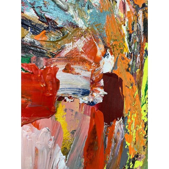 Abstract Expressionist Portrait Original Oil Painting For Sale - Image 11 of 12