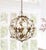 Austen Gold Leaf Cage Chandelier - Gold For Sale - Image 4 of 5