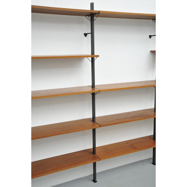Swedish Walnut Shelving System by Pira, 1960s For Sale - Image 12 of 13