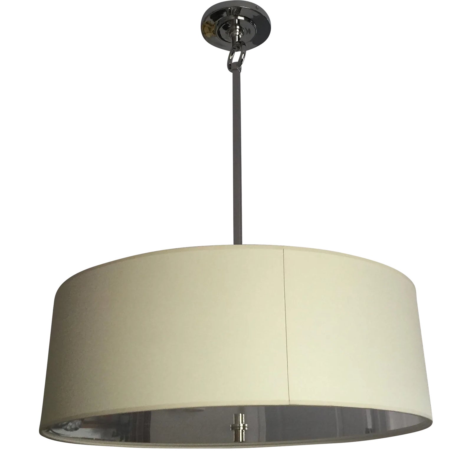 Reed Hanging Shade by Thomas O’Brien for Visual Comfort in Polished Nickel Chairish