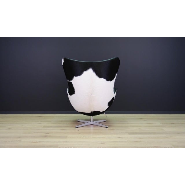 Black Vintage Danish Egg Chair by Arne Jacobsen for Fritz Hansen, 1980s For Sale - Image 8 of 18
