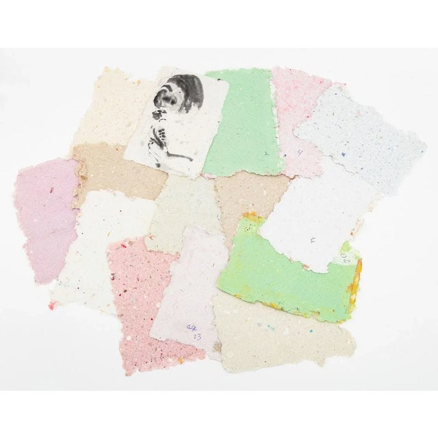 Eva Bouzard-Hui (American, 1936-2023), Fifteen Surrealist Compositions, Mixed Media on Handmade Paper, comprising:...