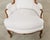 Pair of French Louis XV Style Walnut Bergeres With Linen For Sale - Image 9 of 18