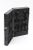 Abstract 90's Louise Nevelson Style Dimensional Black Wood Assemblage Box Sculpture SIgned For Sale - Image 3 of 13