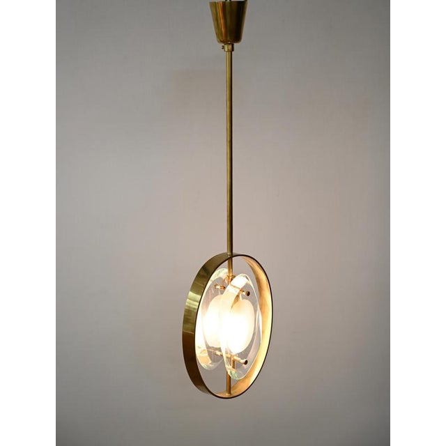 Model 1933 Pendant Light by Max Ingrand for Fontana Arte, Italy, 1961 For Sale - Image 6 of 18