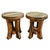 Mid 20th Century Vintage Boat Wood Stool / Side Table For Sale - Image 5 of 6