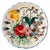 Ceramic 1930s Italian Renaissance Revival Majolica Floral Plate For Sale - Image 7 of 7