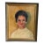 Vintage 1962 Signed Oil Portrait of an Elegant Young Woman For Sale